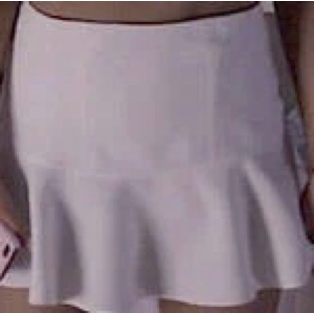 Supertrash Sudo Skater Skirt in White fit n flare miniskirt